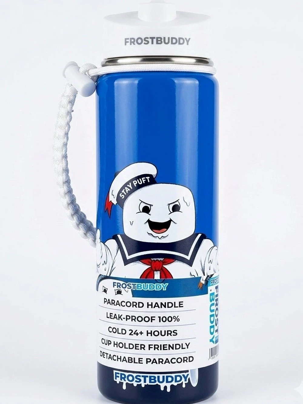 Frost Buddy Sports Buddy 24oz Insulated Water Bottle - Ghostbusters Stay Puft Ma